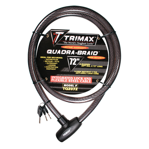 TQ2072 --- Quadra-Braid™ Steel Cable Lock